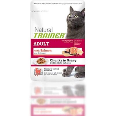 Natural Trainer Cibo umido salmone 12x85g - Adulti Natural Trainer Cibo umido salmone 12x85g - Adulti