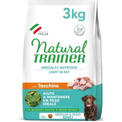 Nourriture pour chiens Natural Trainer Light Viandes blanches - 3 Kg - Publicité Nourriture pour chiens Natural Trainer Light Viandes blanches - 3 Kg - Publicité