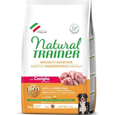 Natural Trainer Kanin Utan Gluten Hundmat - Medium & Maxi - 3kg Natural Trainer Kanin Utan Gluten Hundmat - Medium & Maxi - 3kg