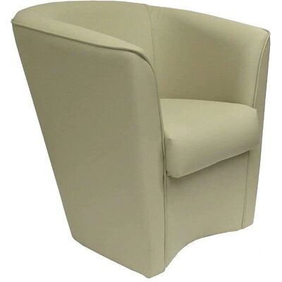 Fauteuil en écopelle Valentina - Poltrona en écopelle - Bureau, Maison - Publicité Fauteuil en écopelle Valentina - Poltrona en écopelle - Bureau, Maison - Publicité