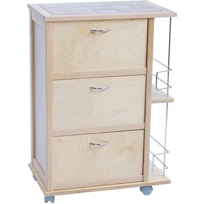 LIBEROSHOPPING Mobiletto ante a ribalta con portabottiglie - Mobiletto - Elegante, pratico, legno di faggio LIBEROSHOPPING Mobiletto ante a ribalta con portabottiglie - Mobiletto - Elegante, pratico, legno di faggio