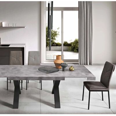 CAPODARTE - PARIDE - 260 cm allungabile - Laminato Cemento - Tavolo CAPODARTE - PARIDE - 260 cm allungabile - Laminato Cemento - Tavolo