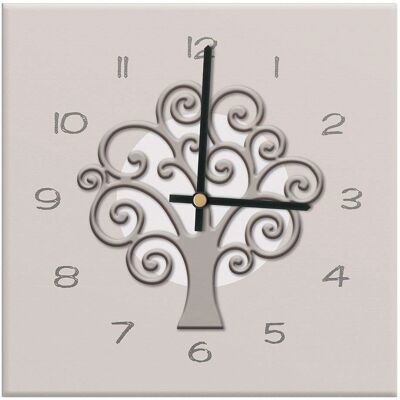 MARELI - Reloj de pared laminado - 30x30 cm - Reloj de pared MARELI - Reloj de pared laminado - 30x30 cm - Reloj de pared