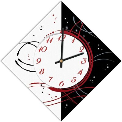 MARELI Wall Clock - Silent Quartz, MDF Frame - Italy MARELI Wall Clock - Silent Quartz, MDF Frame - Italy
