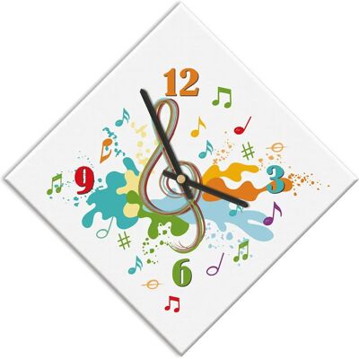 MARELI - Orologio parete laminato opaco - 42x42 cm - Clock MARELI - Orologio parete laminato opaco - 42x42 cm - Clock