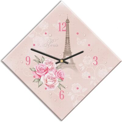 Horloge Murale Mareli - 42x42cm - Quartz Silencieux - Italie Horloge Murale Mareli - 42x42cm - Quartz Silencieux - Italie