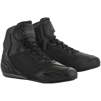 Alpinestars Faster-3 Drystar Zapatos de Motocicleta - Unisex - Negro Gris - Zapatos de moto Alpinestars Faster-3 Drystar Zapatos de Motocicleta - Unisex - Negro Gris - Zapatos de moto