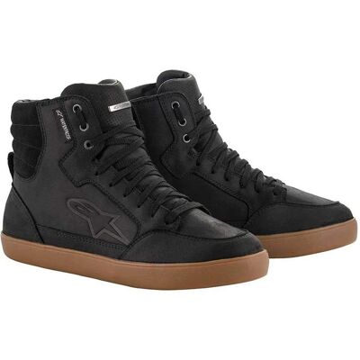 Alpinestars J-6 Wasserdichte Motorradschuhe - Schwarz, Leder, CE-zertifiziert Alpinestars J-6 Wasserdichte Motorradschuhe - Schwarz, Leder, CE-zertifiziert