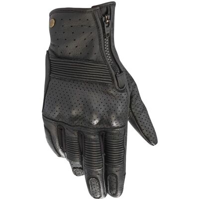Guanti moto in pelle Rayburn V2 di Alpinestars - Nero S Guanti moto in pelle Rayburn V2 di Alpinestars - Nero S