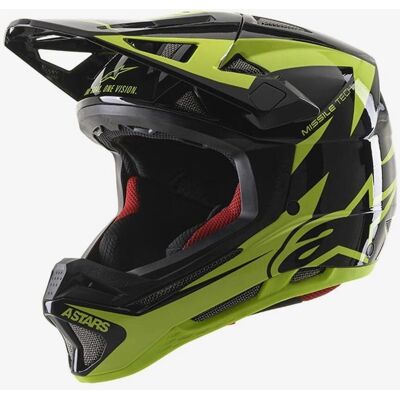 Casco de MTB Downhill Missile Tech Airlift - Negro-Amarillo, S Casco de MTB Downhill Missile Tech Airlift - Negro-Amarillo, S
