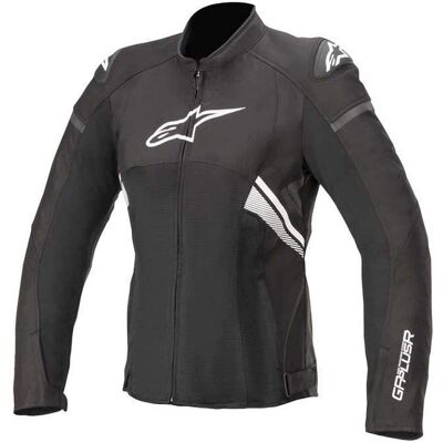 Chaqueta textil para motocicleta de mujer Alpinestars V3 Air Negro Blanco Chaqueta textil para motocicleta de mujer Alpinestars V3 Air Negro Blanco