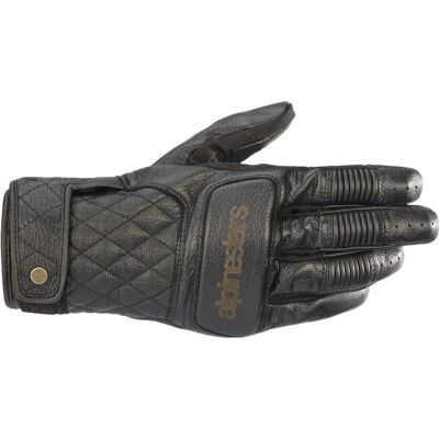 Gants Moto Alpinestars Brass - Cuir résistant à l'abrasion, Écran tactile, Respirants - Publicité Gants Moto Alpinestars Brass - Cuir résistant à l'abrasion, Écran tactile, Respirants - Publicité
