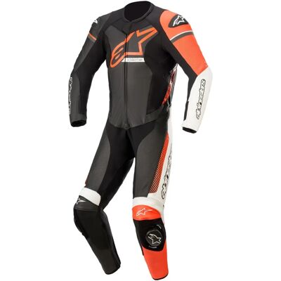 Tuta in pelle per moto Alpinestars GP Force Phantom - Nero Bianco Rosso - Tuta da moto Tuta in pelle per moto Alpinestars GP Force Phantom - Nero Bianco Rosso - Tuta da moto