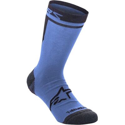 Alpinestars Winter Therm 17 Chaussettes de vélo Noir Bleu taille : L - Publicité Alpinestars Winter Therm 17 Chaussettes de vélo Noir Bleu taille : L - Publicité