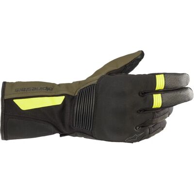 Guanti da Moto Alpinestars Denali Aerogel Drystar - Nero, Verde, Giallo - Guanti da Moto Guanti da Moto Alpinestars Denali Aerogel Drystar - Nero, Verde, Giallo - Guanti da Moto
