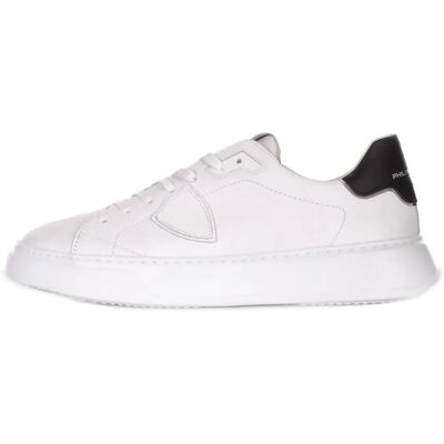 Sneaker Philippe Model Temple - Pelle, Contrasto, Leggero Sneaker Philippe Model Temple - Pelle, Contrasto, Leggero