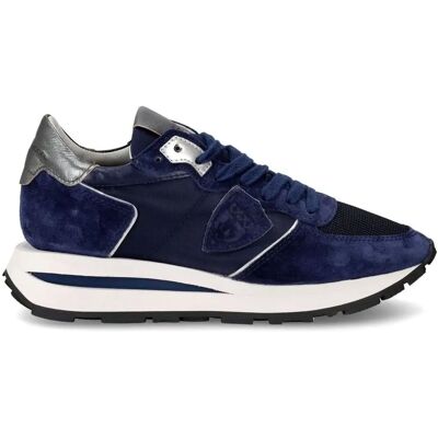 Philippe Model Sneakers Niskie - Tropez Haute Low - Niebieskie - Damskie - Sneakers Philippe Model Sneakers Niskie - Tropez Haute Low - Niebieskie - Damskie - Sneakers