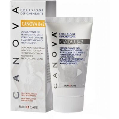 Crema viso depigmentante all'acido glicolico Canova 8+2 Crema viso depigmentante all'acido glicolico Canova 8+2