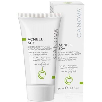 Canova Acnell 50+ Gel-Crema - Crema viso per pelle grassa e acneica Canova Acnell 50+ Gel-Crema - Crema viso per pelle grassa e acneica