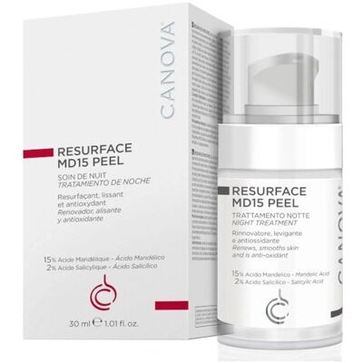 Canova Resurface MD15 Peel - Trattamento notturno per rinnovamento cutaneo Canova Resurface MD15 Peel - Trattamento notturno per rinnovamento cutaneo
