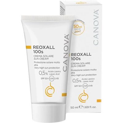 Crema Solare Reoxall 100S Canova - Protezione elevata per pelle sensibile Crema Solare Reoxall 100S Canova - Protezione elevata per pelle sensibile