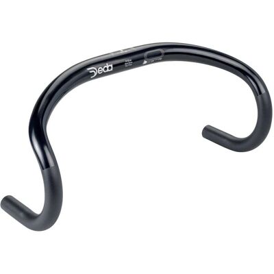 Manubrio Deda Elementi Pista Track - Nero Lucido - 42cm Manubrio Deda Elementi Pista Track - Nero Lucido - 42cm