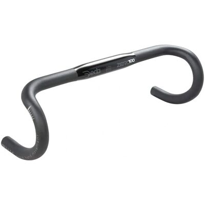 Deda Elementi Zero100 Alloy Handlebar - Zwart op Zwart - 40cm - Wegfiets Deda Elementi Zero100 Alloy Handlebar - Zwart op Zwart - 40cm - Wegfiets