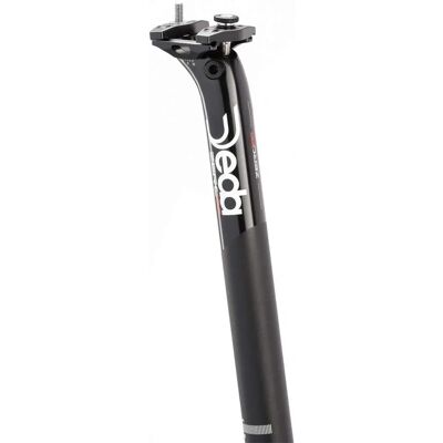 Deda Elementi Zero100 Zadelpen - 31.6mm Zwart - Fietszadelpaal Deda Elementi Zero100 Zadelpen - 31.6mm Zwart - Fietszadelpaal