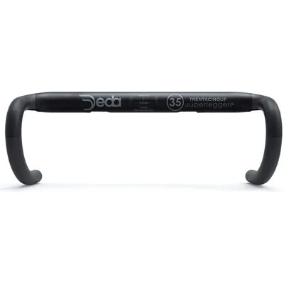 Deda Elementi Superleggera 35 Carbon Stuur - Gepolijst Zwart - 35.0mm Deda Elementi Superleggera 35 Carbon Stuur - Gepolijst Zwart - 35.0mm