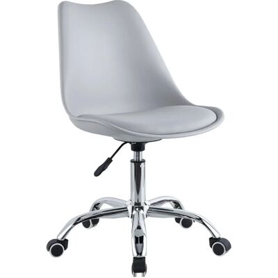 Sedia da Ufficio Grigia WE HOME - Girevole, Regolabile, Moderna - Arredo Ufficio Sedia da Ufficio Grigia WE HOME - Girevole, Regolabile, Moderna - Arredo Ufficio