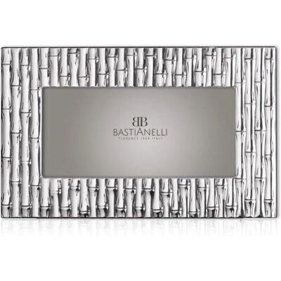 Bastianelli Cornice in Argento Sterling 925 - Canna di Bambù - 27x13cm Bastianelli Cornice in Argento Sterling 925 - Canna di Bambù - 27x13cm