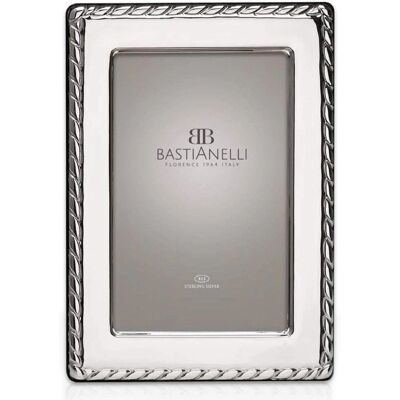 Bastianelli Silberrahmen Kordel 18x24 - Bilderrahmen Bastianelli Silberrahmen Kordel 18x24 - Bilderrahmen