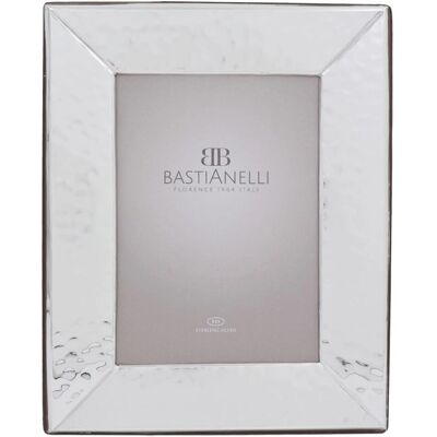Bastianelli Silber Bilderrahmen - 13x18 - Hammered 925er Sterling Silber - Modernes Design Bastianelli Silber Bilderrahmen - 13x18 - Hammered 925er Sterling Silber - Modernes Design
