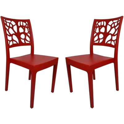 LIBEROSHOPPING - TETI - Rosso - Polipropilene - Sedia LIBEROSHOPPING - TETI - Rosso - Polipropilene - Sedia