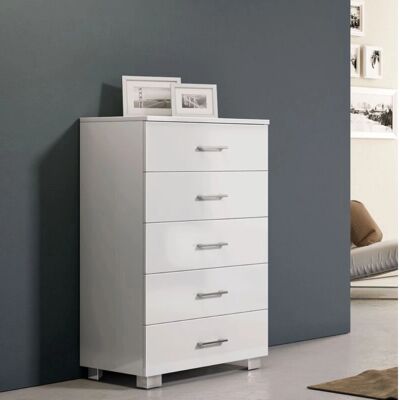 LIBEROSHOPPING - Cassettiera 61x103h - 61x103x44 cm - Bianco Lucido - Cassettiera LIBEROSHOPPING - Cassettiera 61x103h - 61x103x44 cm - Bianco Lucido - Cassettiera