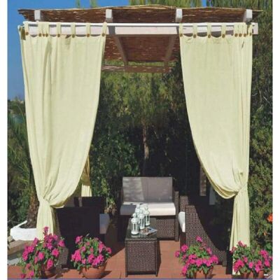 MEGASHOPITALIA - Gazebo Veranda Shade 150x280 - Beige - Shade Canopy MEGASHOPITALIA - Gazebo Veranda Shade 150x280 - Beige - Shade Canopy