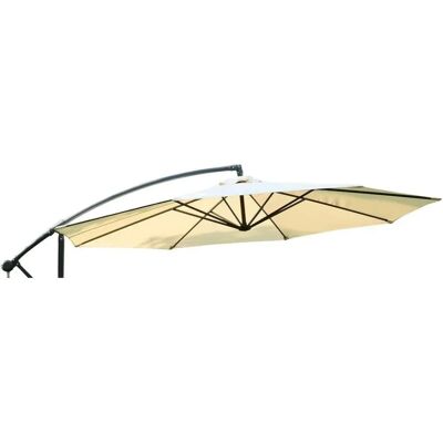 Fodera di ricambio per ombrellone in alluminio rotondo Megashopitalia - 300cm, 8 stecche, Ecrù Fodera di ricambio per ombrellone in alluminio rotondo Megashopitalia - 300cm, 8 stecche, Ecrù