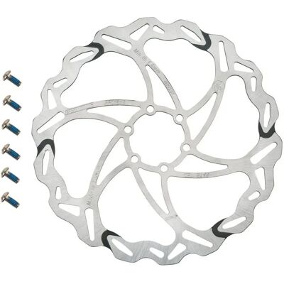 Disque de frein Braking WFIX 6 - 203mm - Enduro, Montagne, Cross - Publicité Disque de frein Braking WFIX 6 - 203mm - Enduro, Montagne, Cross - Publicité