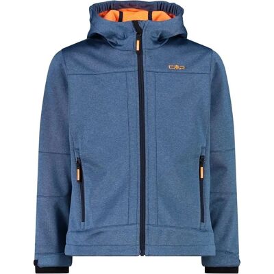 Veste Softshell CMP Garçon Fix Hood - Bleu - Imperméable, Coupe-vent, Fleece Veste Softshell CMP Garçon Fix Hood - Bleu - Imperméable, Coupe-vent, Fleece