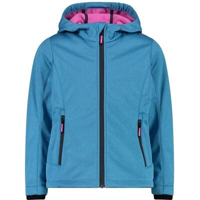 CMP Mädchen Softshelljacke Türkis Melange - Winddicht, Wasserabweisend - 164 CMP Mädchen Softshelljacke Türkis Melange - Winddicht, Wasserabweisend - 164