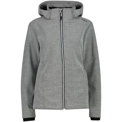 Chaqueta CMP Mujer Gesso - Impermeable, Capucha desmontable, Forro de felpa - Chaqueta Chaqueta CMP Mujer Gesso - Impermeable, Capucha desmontable, Forro de felpa - Chaqueta