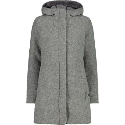 CMP Coat FIX Hood IV - Recycled Wooltech Warm Coat CMP Coat FIX Hood IV - Recycled Wooltech Warm Coat