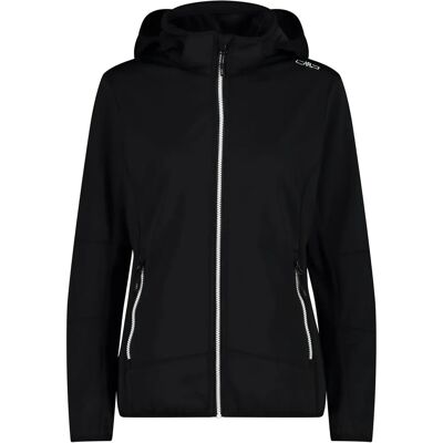 Campagnolo Black Softshell Jacket for Women - Outdoor Sportswear Campagnolo Black Softshell Jacket for Women - Outdoor Sportswear