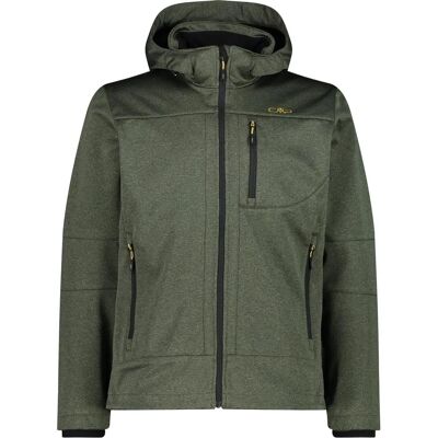 Chaqueta de felpa melange de poliéster reciclado CMP - Ropa exterior para hombres Chaqueta de felpa melange de poliéster reciclado CMP - Ropa exterior para hombres