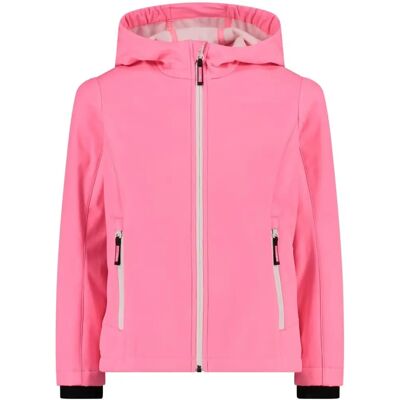 CMP Kid G Softshell Jacket with Hood - Pink - 176 - Waterproof CMP Kid G Softshell Jacket with Hood - Pink - 176 - Waterproof