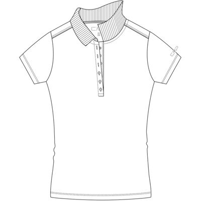 CMP Weiß Modell 3T59676 Piqué Atmungsaktives T-Shirt - T-Shirt CMP Weiß Modell 3T59676 Piqué Atmungsaktives T-Shirt - T-Shirt