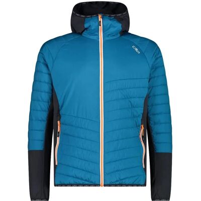 Veste hybride CMP HYBRID JACKET FIX HOOD - Bleu - Imperméable, Isolation recyclée - Publicité Veste hybride CMP HYBRID JACKET FIX HOOD - Bleu - Imperméable, Isolation recyclée - Publicité