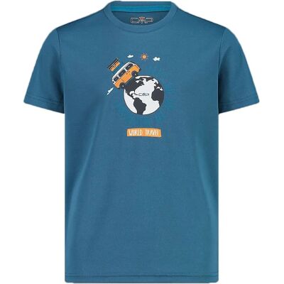 CMP Barn bergsklättring T-shirt blå (110) - T-shirt CMP Barn bergsklättring T-shirt blå (110) - T-shirt