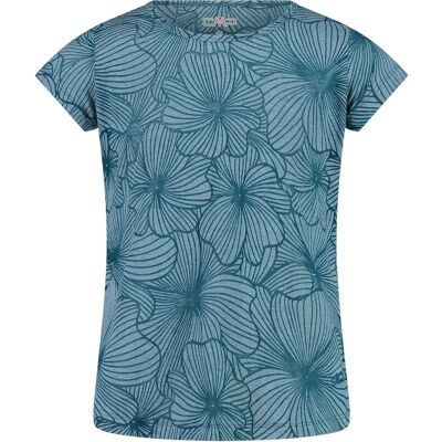 CMP Kind Blau Floral Baumwollmischung T-Shirt CMP Kind Blau Floral Baumwollmischung T-Shirt