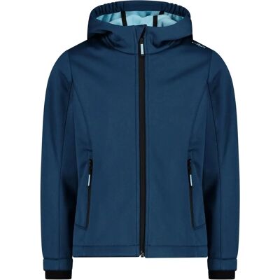Cmp Kids Green Softshell Jacket with Hood - 8 Years Cmp Kids Green Softshell Jacket with Hood - 8 Years